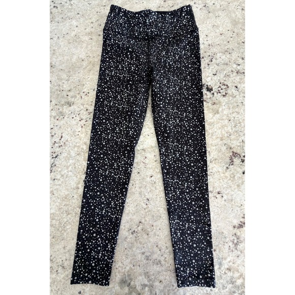 Noli Pants - Noli Size S Black Reflective Speckled Print Leggings High Rise